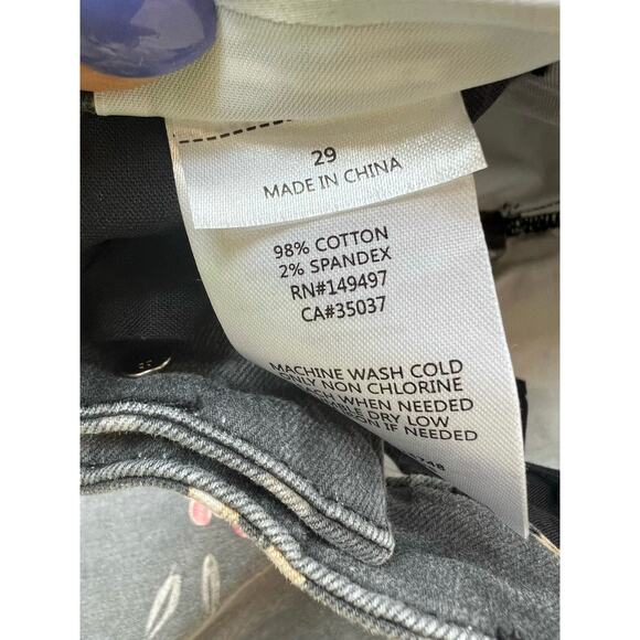 Joe’s Jeans The Charlie High Rise Skinny Crop Size 29 Excellent Preloved Cond - Picture 5 of 6